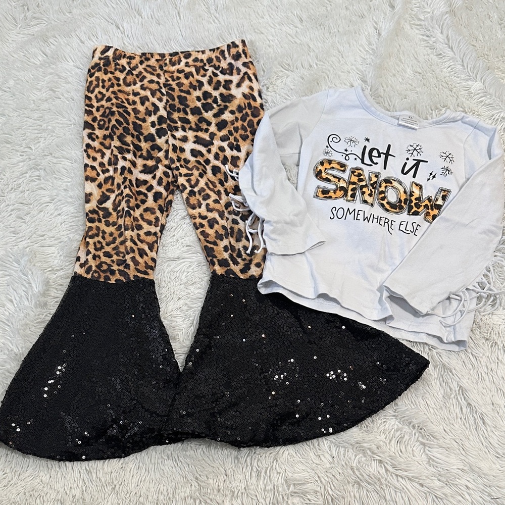 🦆 Sparkle In Pink Outfit Size 6T